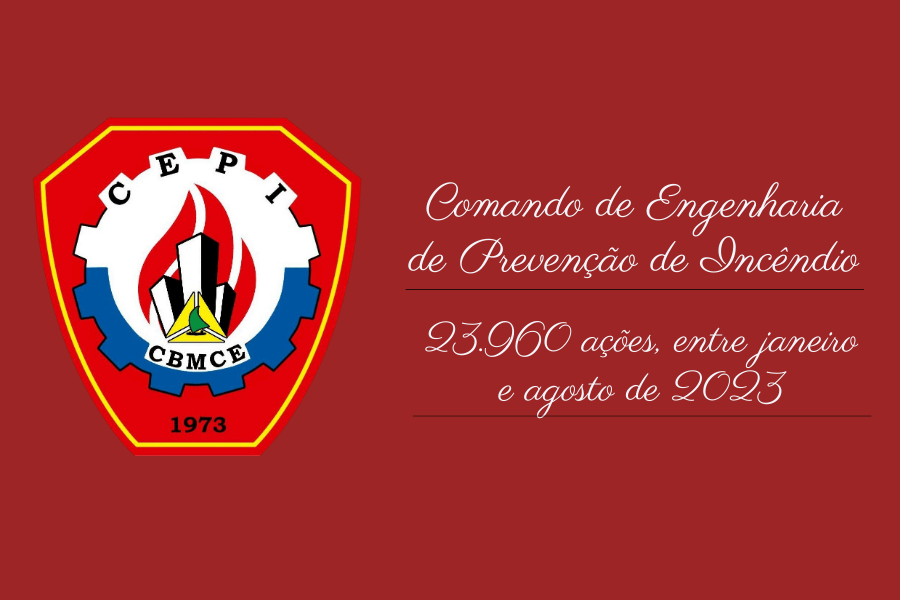 Comando de Engenharia de Prevenção de Incêndio apresenta balanço de 2023