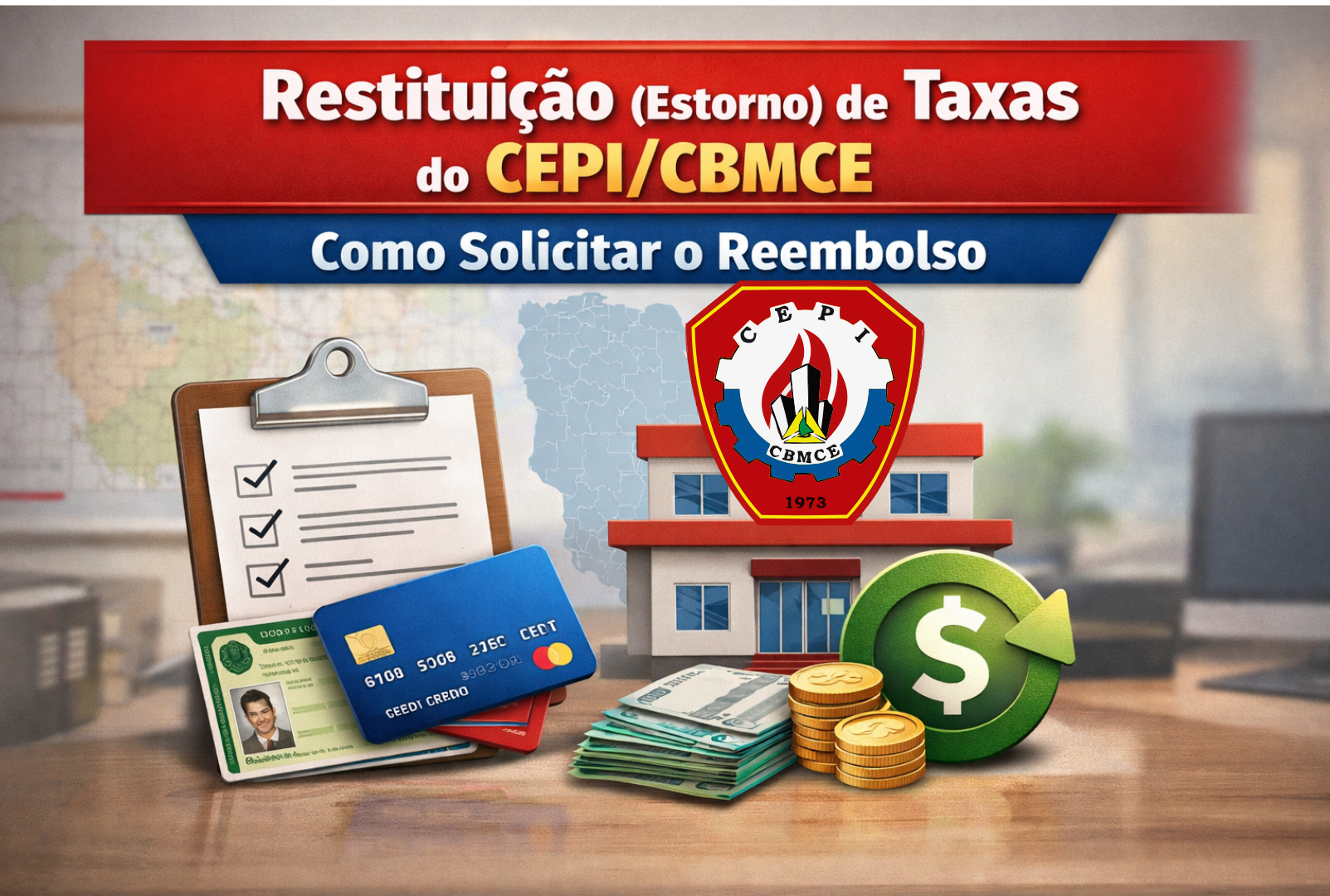 Restituição de Taxas do CEPI/CBMCE: saiba como solicitar
